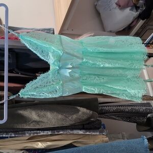 Turquoise + lace and bows oh my !!